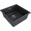 Кухонная мойка Paulmark LUMI 45UNI LU45-DG, графит, 455х460, подст. мон. Paulmark Кухонная мойка Paulmark LUMI 45UNI LU45-DG, графит, 455х460, подст. мон. Paulmark