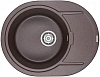 Кухонная мойка Paulmark OVAL, PM316502-CO, кофе, 650х500 мм