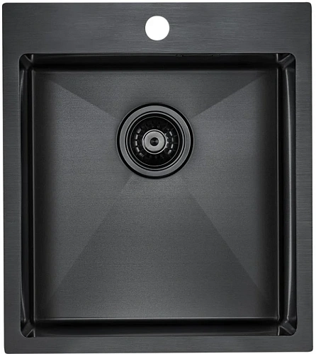 Кухонная мойка Paulmark PM804554-GM из нержавеющей стали Кухонная мойка Paulmark PM804554-GM из нержавеющей стали