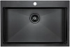Кухонная мойка Paulmark Saar PM807551-GM вороненая сталь