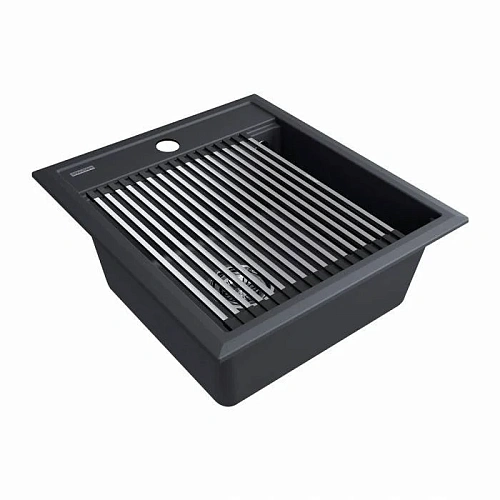 Кухонная мойка Paulmark STEPIA 45 с ролл-матом STEP брашированная PM114651-AN+R375-BS Кухонная мойка Paulmark STEPIA 45 с ролл-матом STEP брашированная PM114651-AN+R375-BS