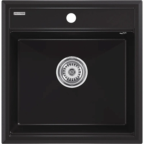 Кухонная мойка Paulmark STEPIA 50 PM115051-BLM, черный металлик, 500х510 Кухонная мойка Paulmark STEPIA 50 PM115051-BLM, черный металлик, 500х510