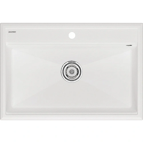 Кухонная мойка Paulmark STEPIA 80 PM117551-WH , белый, 750х510 Кухонная мойка Paulmark STEPIA 80 PM117551-WH , белый, 750х510