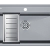 Кухонная мойка Paulmark STEPIA 80 с коландером ADVANCE брашированная PM117551-GRM+A375-BS Кухонная мойка Paulmark STEPIA 80 с коландером ADVANCE брашированная PM117551-GRM+A375-BS