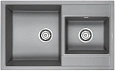 Кухонная мойка Paulmark TANDEM PM238250-GRM серый металлик 820х500 мм Кухонная мойка Paulmark TANDEM PM238250-GRM серый металлик 820х500 мм