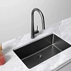 Кухонная мойка Paulmark YUNI 76 UN YU76-MBN, матовый черный NANO-PVD, 760х440мм Кухонная мойка Paulmark YUNI 76 UN YU76-MBN, матовый черный NANO-PVD, 760х440мм