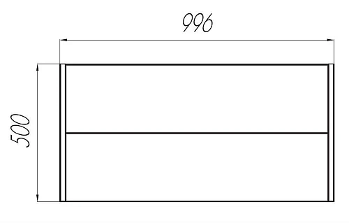 Модуль для раковины Aquaton Брук 100 2 ящика дуб латте 1A202101BCDL0 Модуль для раковины Aquaton Брук 100 2 ящика дуб латте 1A202101BCDL0
