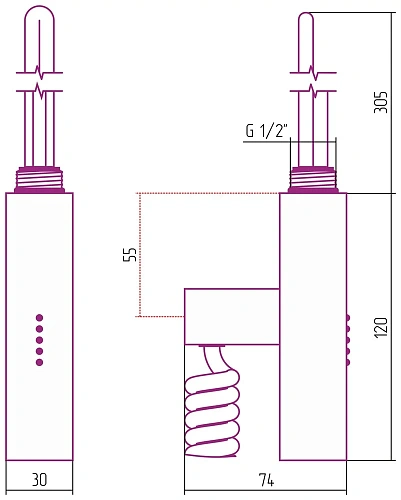 Модуль электрический многофункциональный Сунержа CUBE 3.0 032-1517-5007 Матовое золото Модуль электрический многофункциональный Сунержа CUBE 3.0 032-1517-5007 Матовое золото