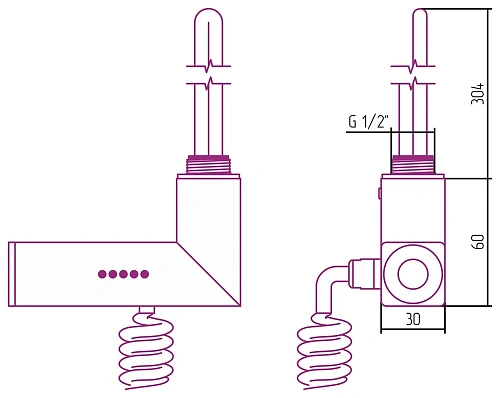 Модуль электрический многофункциональный Сунержа CUBE правый 9010-1517-4007 RAL 9010 Белый Модуль электрический многофункциональный Сунержа CUBE правый 9010-1517-4007 RAL 9010 Белый