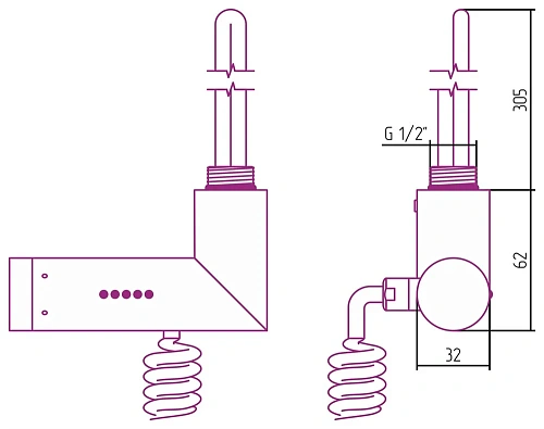 Модуль электрический многофункциональный Сунержа правый 022-1517-2007 Матовая шампань Модуль электрический многофункциональный Сунержа правый 022-1517-2007 Матовая шампань