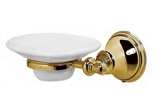 Мыльница AM.PM 5 O'Clock A2534201 керамическая, с настенным держателем, золото Мыльница AM.PM 5 O'Clock A2534201 керамическая, с настенным держателем, золото