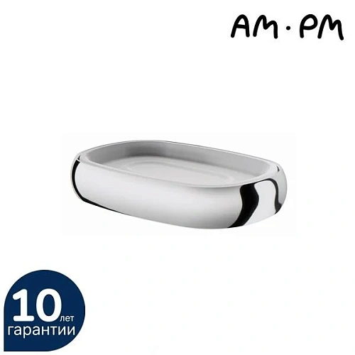 Мыльница AM.PM Sensation A3031200 стеклянная, хром Мыльница AM.PM Sensation A3031200 стеклянная, хром