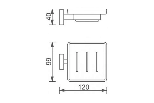 Мыльница Aquanet 4785 Мыльница Aquanet 4785