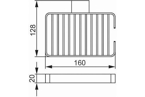Мыльница Aquanet 5711 Мыльница Aquanet 5711