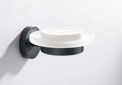 Мыльница Aquatek ЕВРОПА AQ4103MB черный матовый Мыльница Aquatek ЕВРОПА AQ4103MB черный матовый