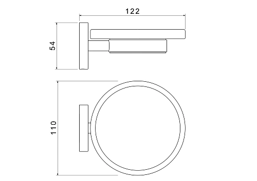 Мыльница Aquatek ЕВРОПА AQ4103MB черный матовый Мыльница Aquatek ЕВРОПА AQ4103MB черный матовый