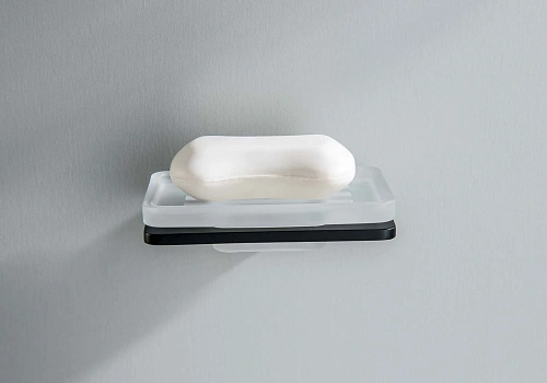 Мыльница Aquatek ЛИБРА AQ4303MB черный матовый Мыльница Aquatek ЛИБРА AQ4303MB черный матовый