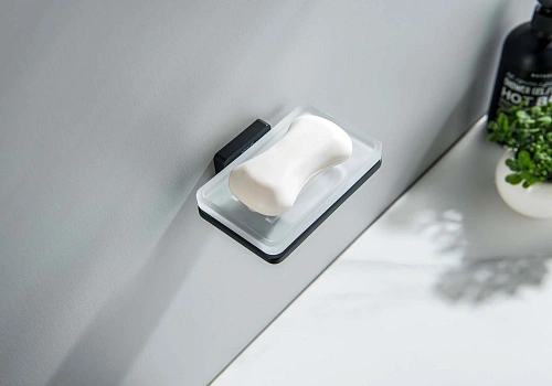 Мыльница Aquatek ЛИБРА AQ4303MB черный матовый Мыльница Aquatek ЛИБРА AQ4303MB черный матовый