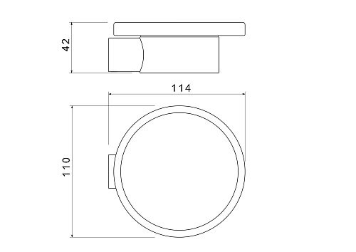 Мыльница Aquatek ЛИРА AQ4403CR хром Мыльница Aquatek ЛИРА AQ4403CR хром