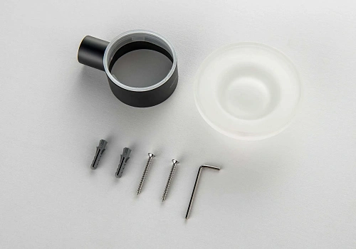 Мыльница Aquatek ЛИРА AQ4403MB черный матовый Мыльница Aquatek ЛИРА AQ4403MB черный матовый