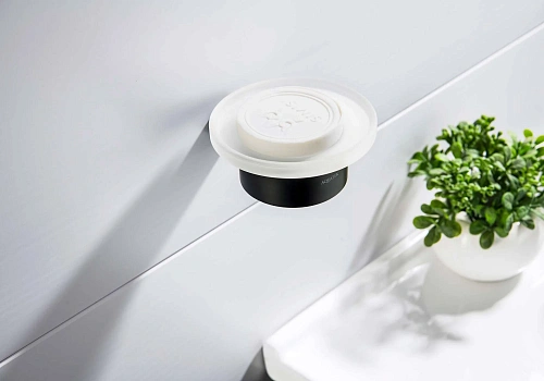 Мыльница Aquatek ЛИРА AQ4403MB черный матовый Мыльница Aquatek ЛИРА AQ4403MB черный матовый