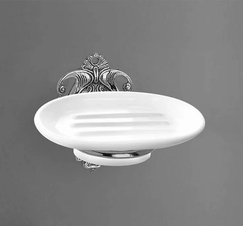 Мыльница ART&MAX IMPEROAM-1233-Cr подвесная, керамика, хром Мыльница ART&MAX IMPEROAM-1233-Cr подвесная, керамика, хром