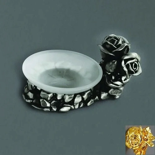 Мыльница Art&Max Rose (AM-B-0091C-Do) золото (настольная) Мыльница Art&Max Rose (AM-B-0091C-Do) золото (настольная)