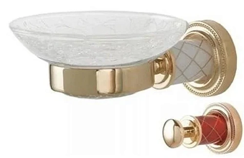 Мыльница Boheme MURANO 10903-R-G GOLD (рубиновое) Мыльница Boheme MURANO 10903-R-G GOLD (рубиновое)