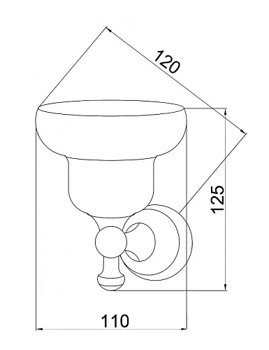 Мыльница Boheme Provanse 10803 Мыльница Boheme Provanse 10803