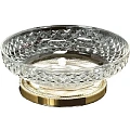 Мыльница Boheme золото Murano Cristal 10205 Мыльница Boheme золото Murano Cristal 10205