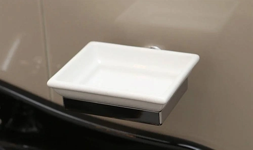 Мыльница Devon&Devon First Class DD33010CR, хром/белый Мыльница Devon&Devon First Class DD33010CR, хром/белый