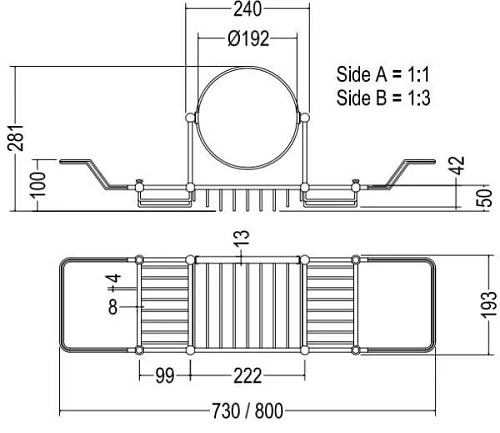 Мыльница Devon&Devon First Class DD33230CR с зеркалом, хром Мыльница Devon&Devon First Class DD33230CR с зеркалом, хром