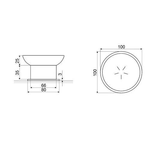 Мыльница EXCELLENT Kobo хром DOEX.1713CR Мыльница EXCELLENT Kobo хром DOEX.1713CR