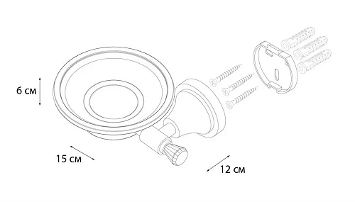Мыльница Fixsen Crystal SF-35008 Мыльница Fixsen Crystal SF-35008