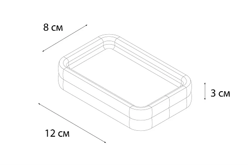 Мыльница Fixsen Glady FX-11-92 бирюзовый Мыльница Fixsen Glady FX-11-92 бирюзовый