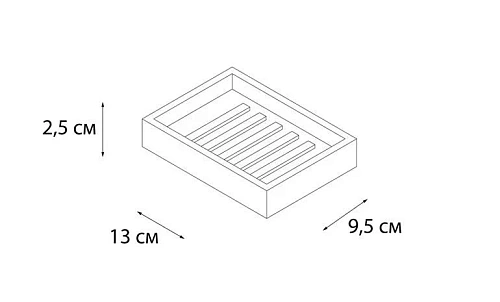Мыльница Fixsen Gusto FX-300-4 Мыльница Fixsen Gusto FX-300-4
