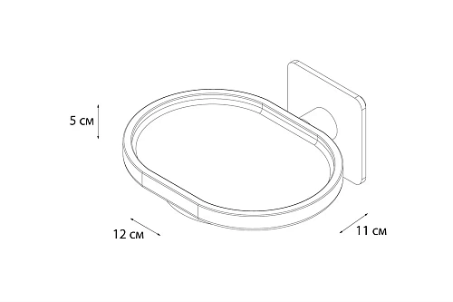 Мыльница Fixsen Square FX-93108 Мыльница Fixsen Square FX-93108