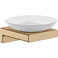 Мыльница Hansgrohe AddStoris 41746140, шлифованная бронза Мыльница Hansgrohe AddStoris 41746140, шлифованная бронза