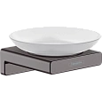 Мыльница Hansgrohe AddStoris 41746340, шлифованный черный хром Мыльница Hansgrohe AddStoris 41746340, шлифованный черный хром