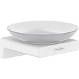 Мыльница Hansgrohe AddStoris 41746700, матовый белый Мыльница Hansgrohe AddStoris 41746700, матовый белый