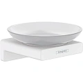 Мыльница Hansgrohe AddStoris 41746700, матовый белый Мыльница Hansgrohe AddStoris 41746700, матовый белый