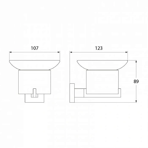 Мыльница IDDIS Corot стекло (L202) Мыльница IDDIS Corot стекло (L202)