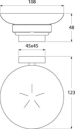 Мыльница Iddis Edifice EDIMBG0i42 Мыльница Iddis Edifice EDIMBG0i42