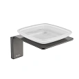 Мыльница IDDIS Slide (SLIGMG0i42) матовое стекло, графит Мыльница IDDIS Slide (SLIGMG0i42) матовое стекло, графит