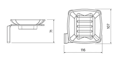 Мыльница IDDIS Slide (SLISCG0i42) матовое стекло, хром Мыльница IDDIS Slide (SLISCG0i42) матовое стекло, хром