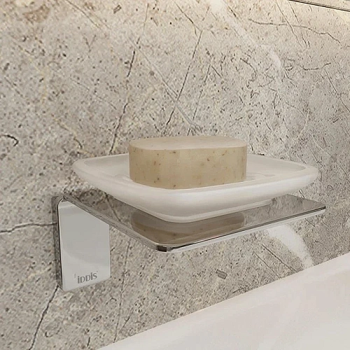 Мыльница IDDIS Slide (SLISCG0i42) матовое стекло, хром Мыльница IDDIS Slide (SLISCG0i42) матовое стекло, хром