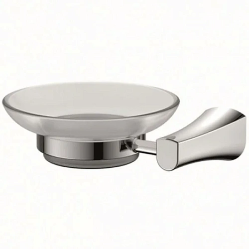 Мыльница Kaiser Konus KH-2023 (стекло) хром из латуни Мыльница Kaiser Konus KH-2023 (стекло) хром из латуни