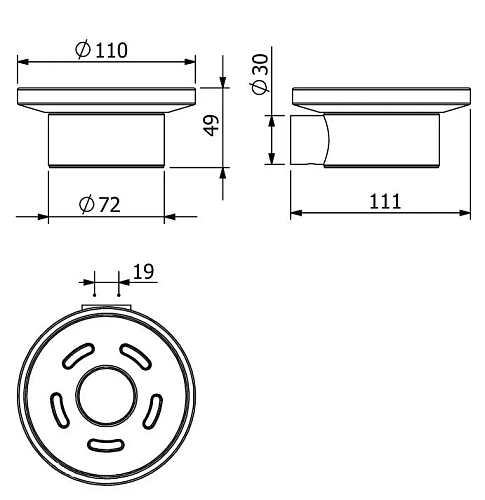 Мыльница Kludi VELA R 5898539 черный матовый Мыльница Kludi VELA R 5898539 черный матовый