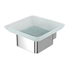 Мыльница Lemark SMOOTH LINE с держателем, хром 9741016