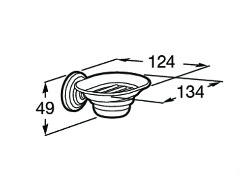 Мыльница Roca Carmen 817005001 Мыльница Roca Carmen 817005001